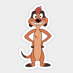 Timon cuteness, Lion king, hakuna matata, mongoose Sticker